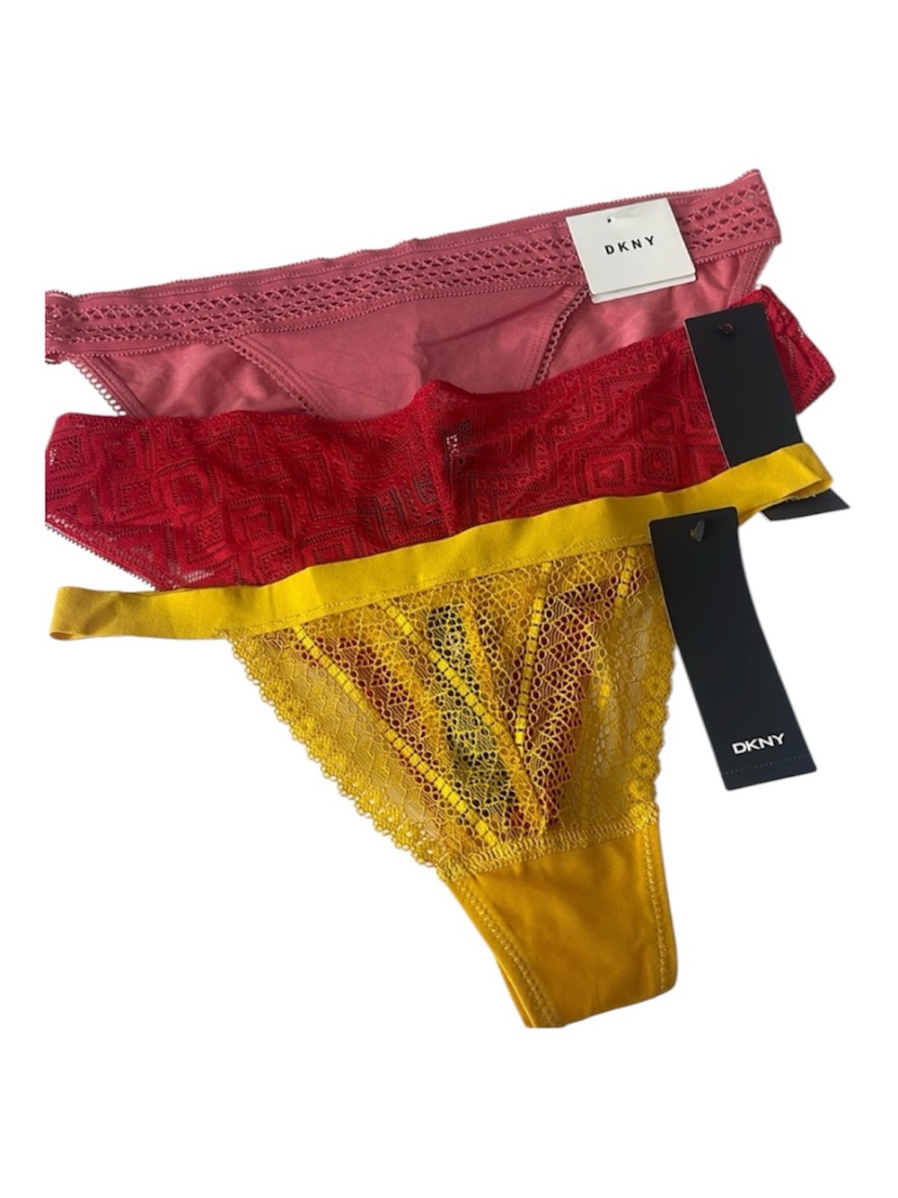 DKNY Assortment of Panties 3 Pairs Size Small / 5